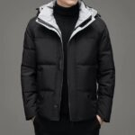 2023 winter Men’s 90% White Duck Down coat fashion keep warm Winter Down Jackets men Winter Coat Men Casual thicken Jacket M-4XL – Black 7