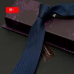 Brand New Fashion Formal Business Silk 8cm Necktie Bridegroom Wedding Tie Anniversary Party Ties with Gift Box 2