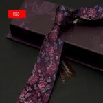 Brand New Fashion Formal Business Silk 8cm Necktie Bridegroom Wedding Tie Anniversary Party Ties with Gift Box – R53 9