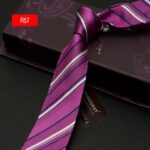 Brand New Fashion Formal Business Silk 8cm Necktie Bridegroom Wedding Tie Anniversary Party Ties with Gift Box – R57 11