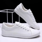 New Arrival Autumn casual shoes breathable sneakers men women lightweight white color shoes 3