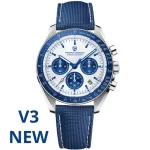 PAGANI DESIGN 2023 New Men’s Watches Top Luxury Quartz Watch For Men Automatic Date Speed Chronograph Sapphire Mirror Wristwatch – Blue [350850] 14