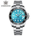 SD1953 Hot Selling Ceramic Bezel 41mm Steeldive 30ATM Water Resistant NH35 Automatic Mens Dive Watch Reloj – 53QL-SS 19