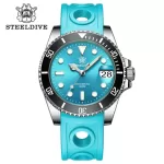 SD1953 Hot Selling Ceramic Bezel 41mm Steeldive 30ATM Water Resistant NH35 Automatic Mens Dive Watch Reloj – 53QL-QLR 20