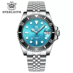 SD1953 Hot Selling Ceramic Bezel 41mm Steeldive 30ATM Water Resistant NH35 Automatic Mens Dive Watch Reloj – 53QL-JBL 22