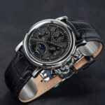 Sugess Mechanical Watch ST1908 Chronograph Wristwatches Moonphase Movement Waterproof Watch Sapphire Calendar Vintage BK Dial 4