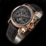 Sugess Mechanical Watch ST1908 Chronograph Wristwatches Moonphase Movement Waterproof Watch Sapphire Calendar Vintage BK Dial 5