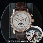 Sugess Men Watch ST1908 Swanneck Movement Mechanical Chronograph Wristwatch Genuine Moonphase Calendar Vintage Leather NEW 2023 – RG White Swanneck 10