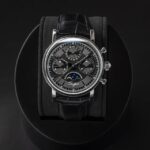 Sugess Men Watch ST1908 Swanneck Movement Mechanical Chronograph Wristwatch Genuine Moonphase Calendar Vintage Leather NEW 2023 – S Black 11