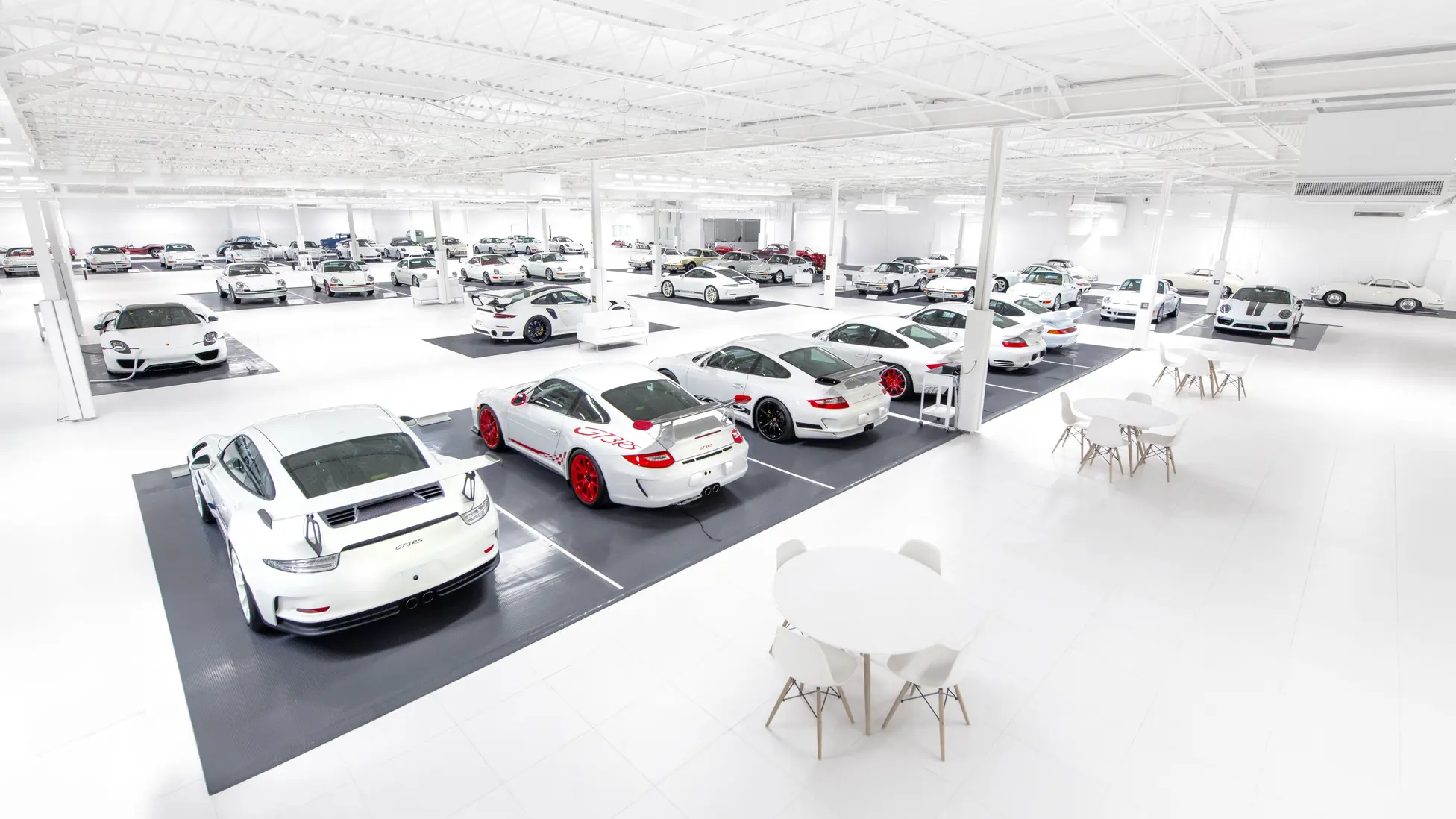 White 56 Porsches